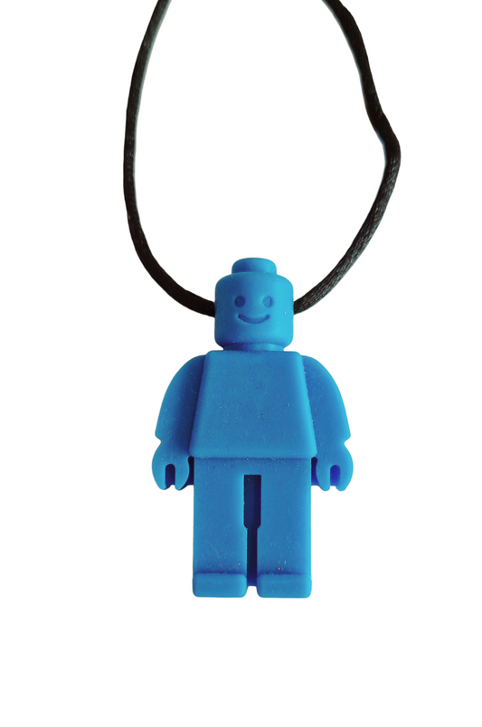 Block Figure Chew Necklace: A Fun and Functional Sensory Tool