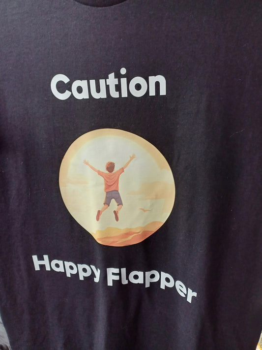 T-shirt Sunset Happy Flapper