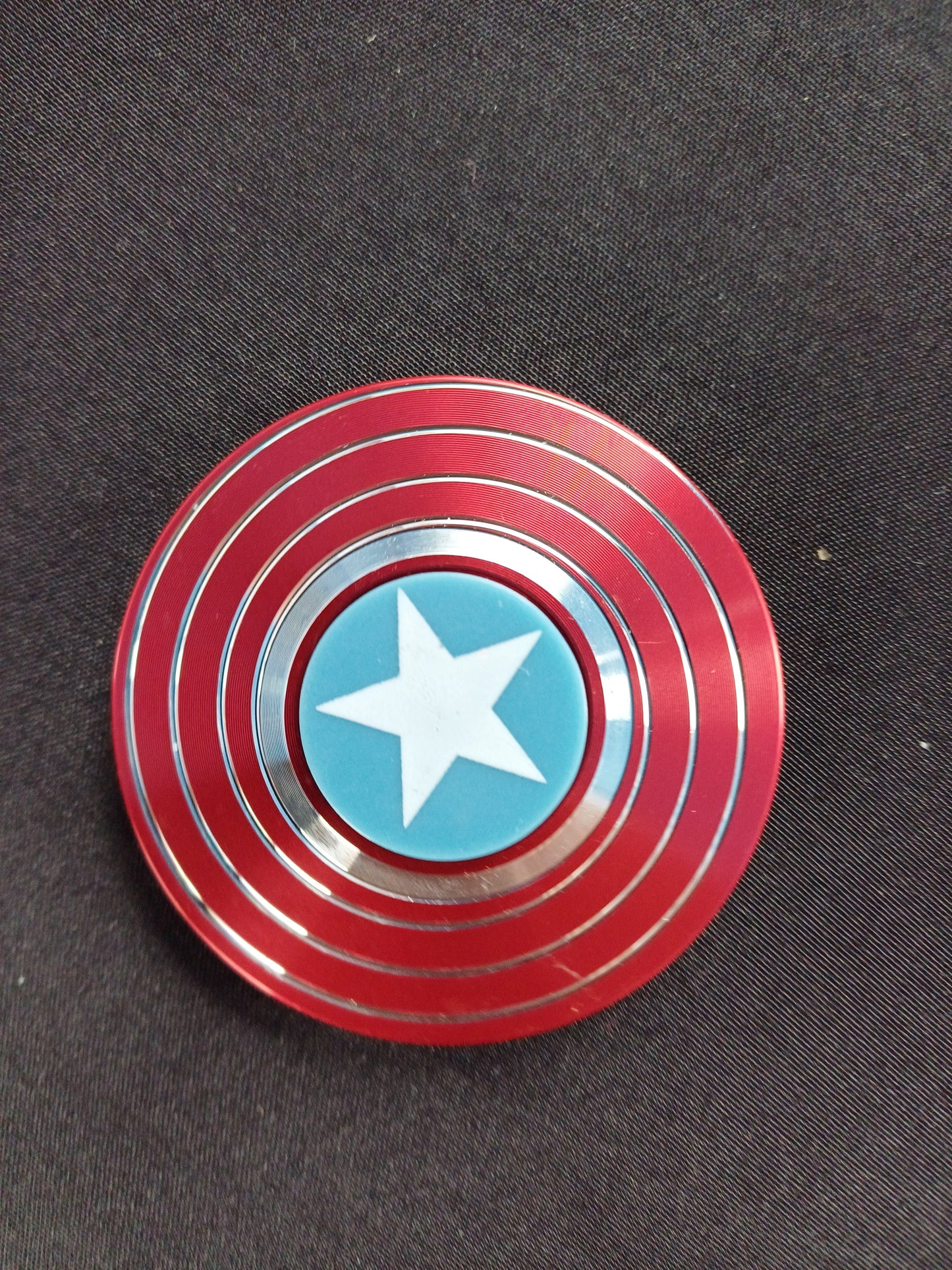 Red Captain America Fidget Spinner