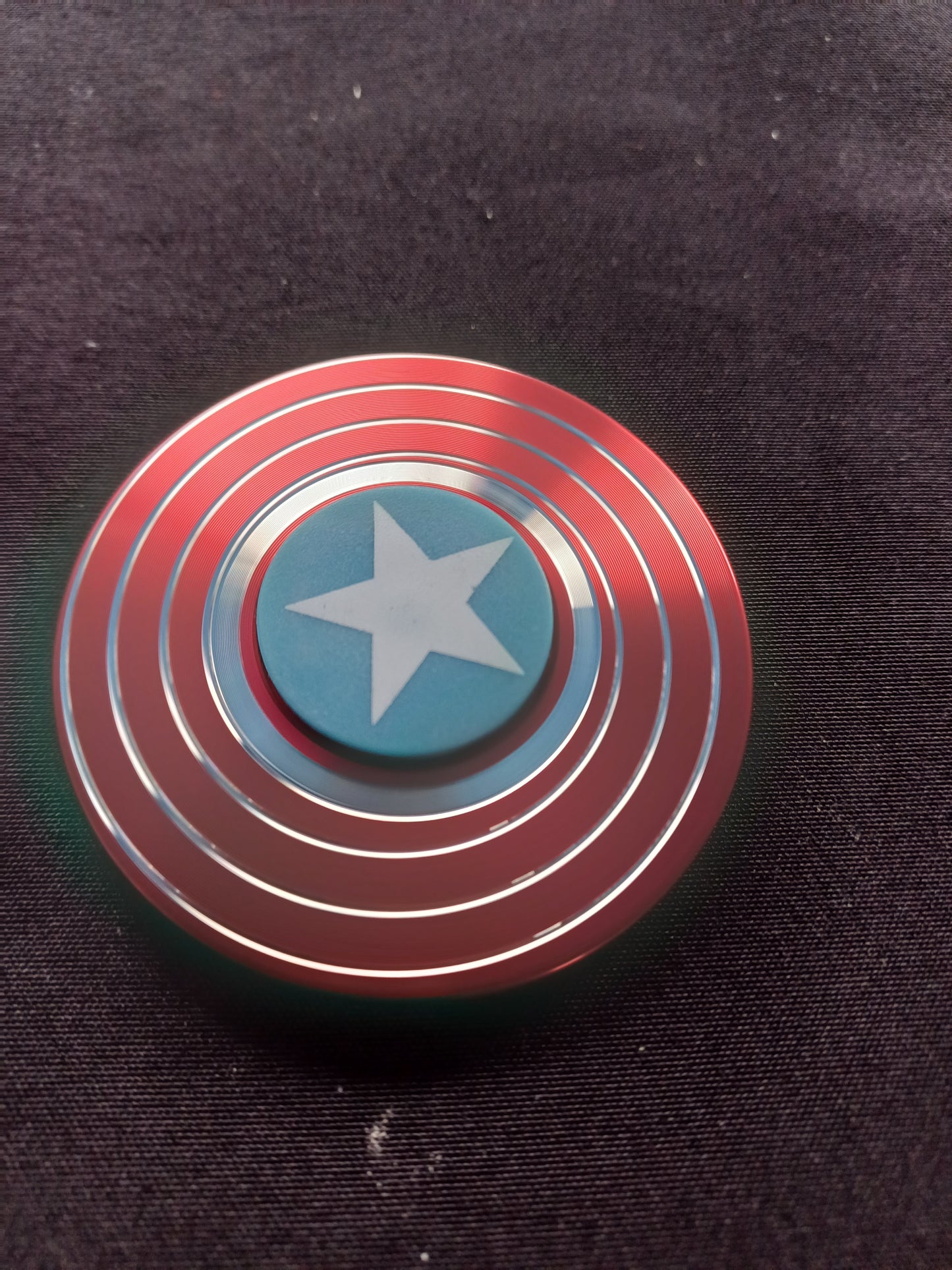 Red Captain America Fidget Spinner