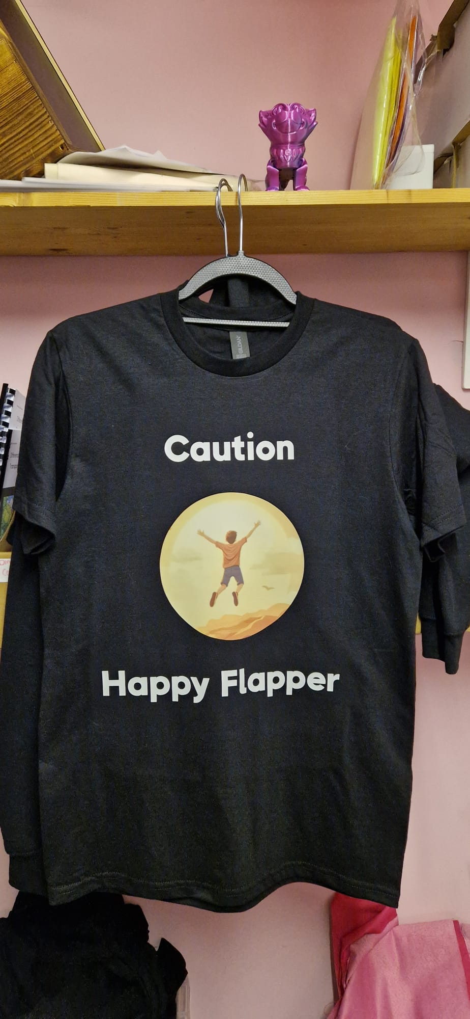 T-shirt Sunset Happy Flapper