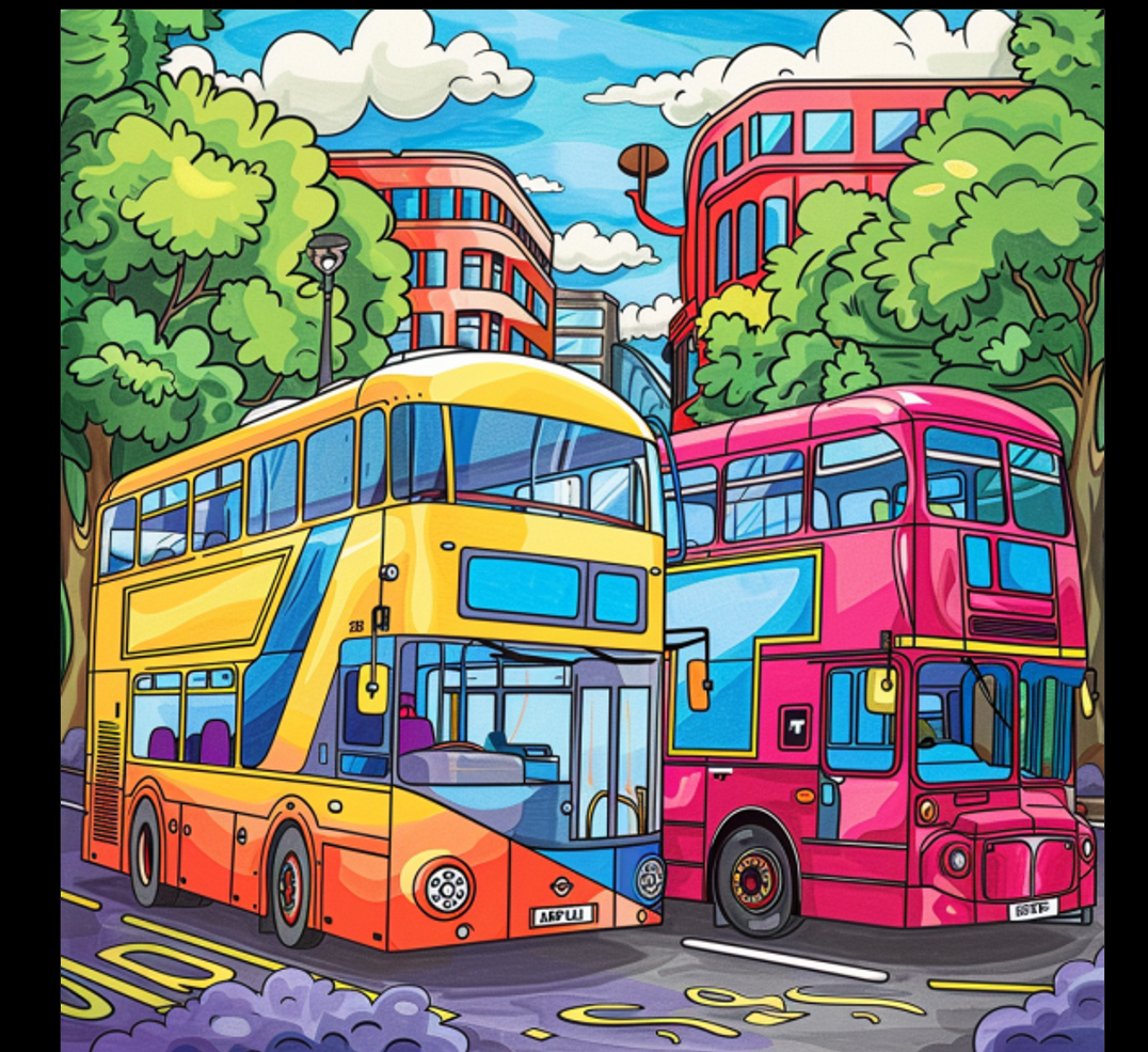 Transport Colouring Book (Digital)